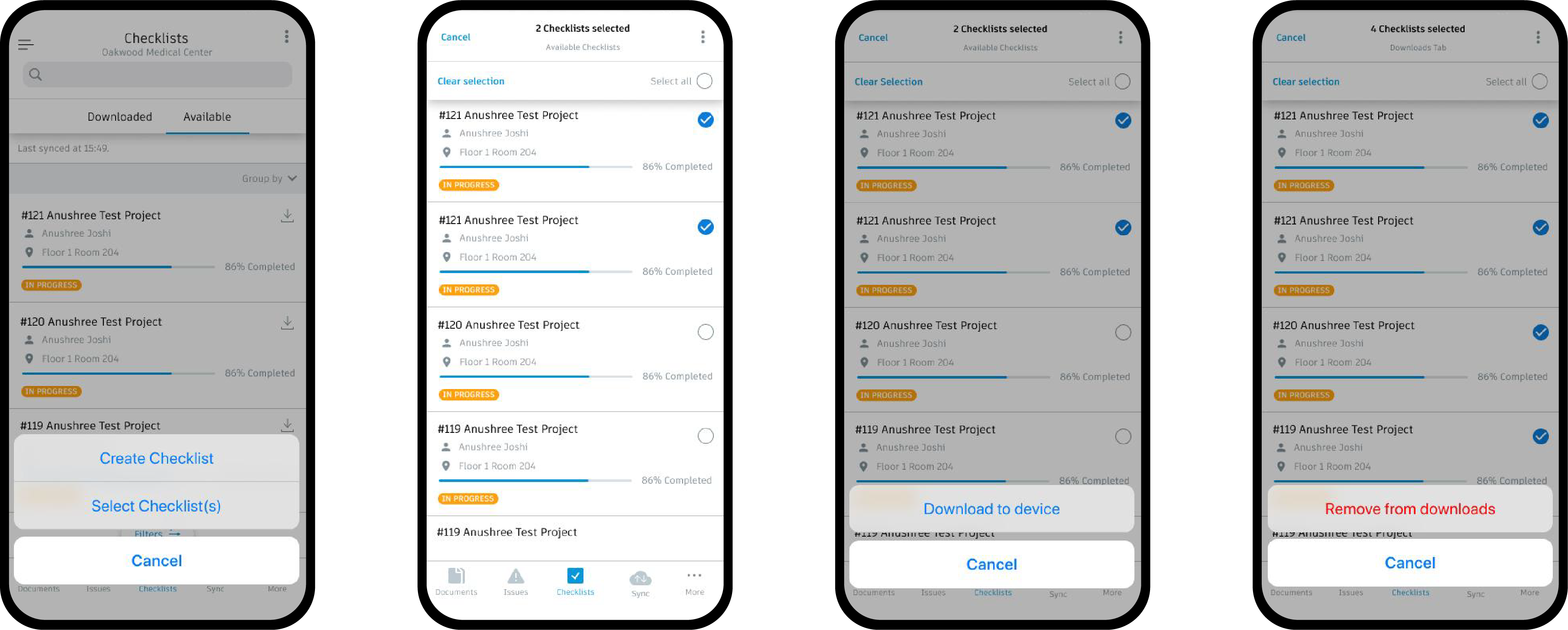 Selective Sync workflow